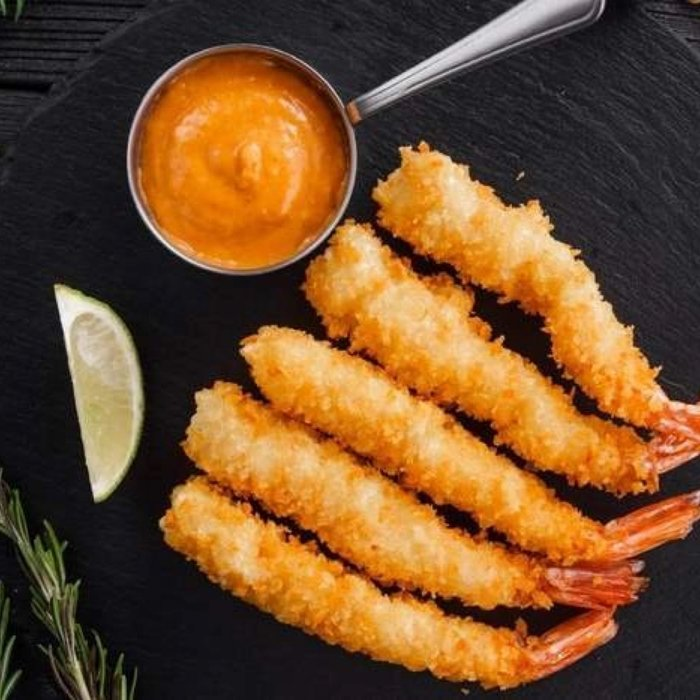 Креветки в кляре