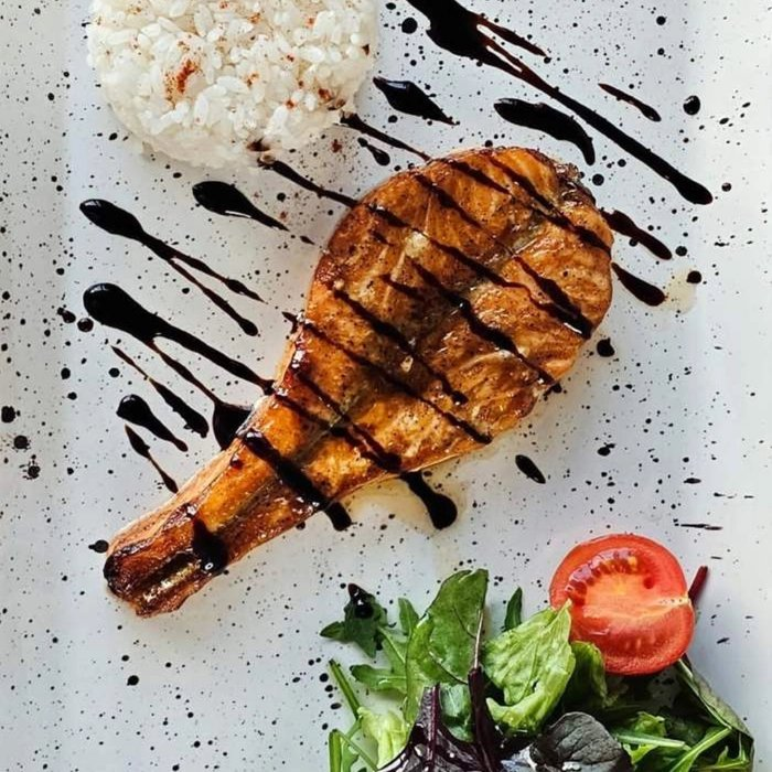 Стейк из семги