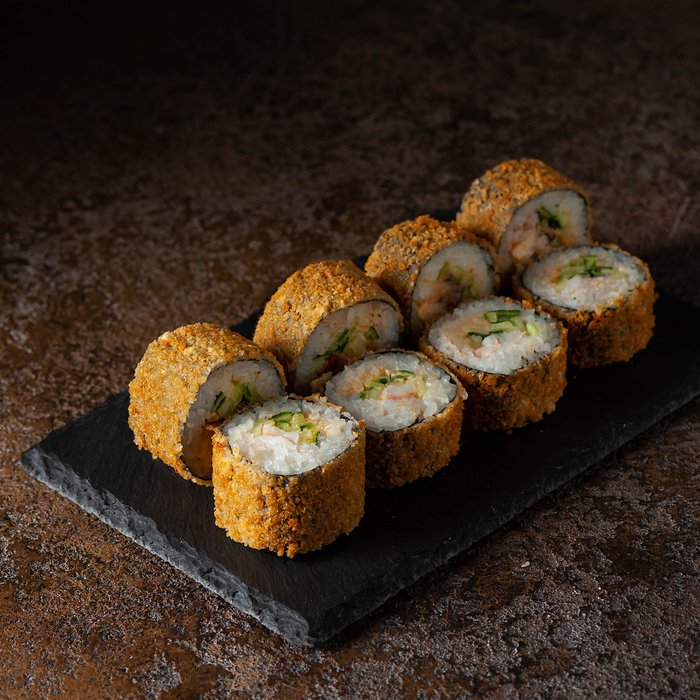 Цезарь с креветкой темпура